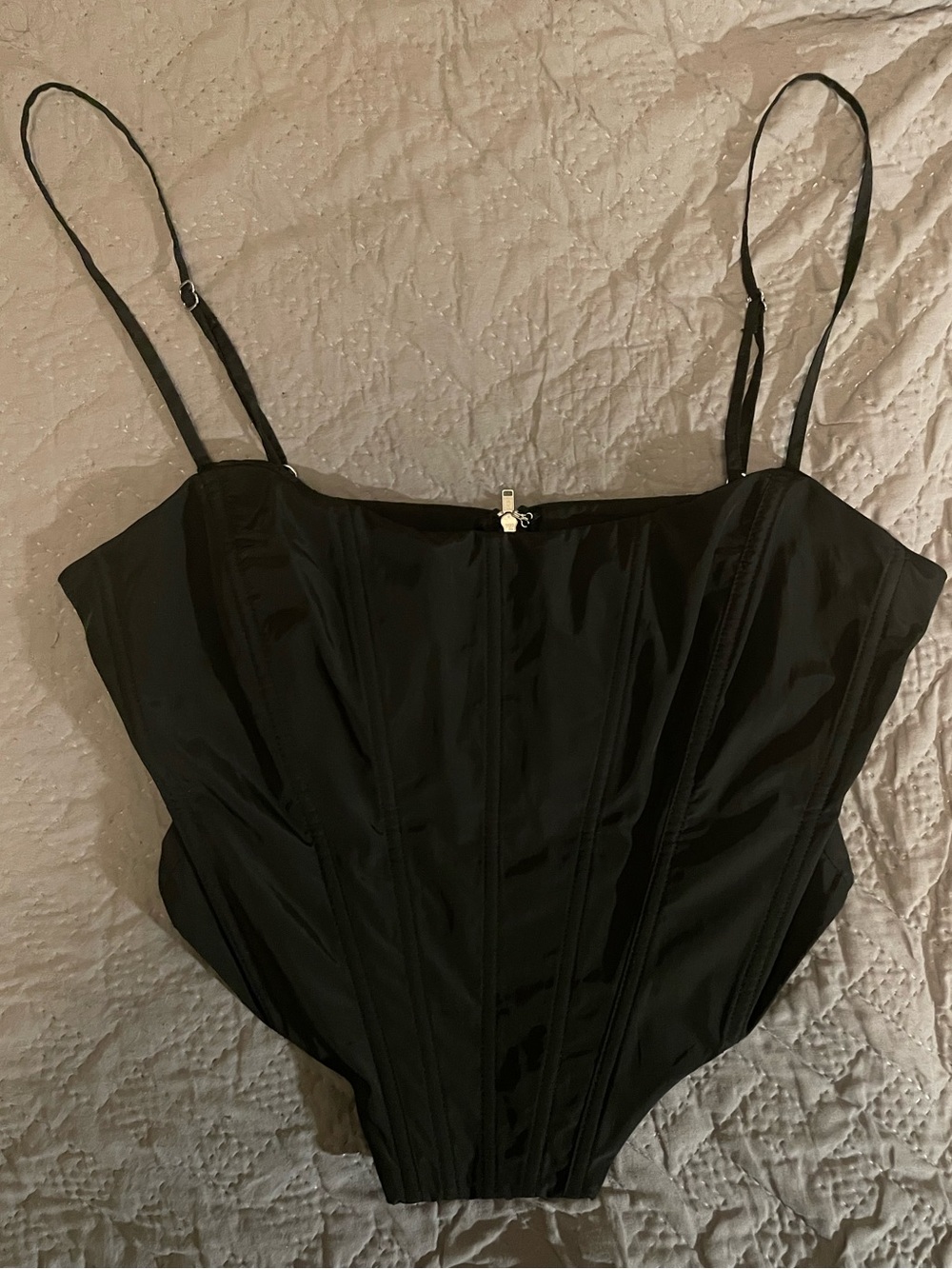 White Fox Corset/Bustier Top